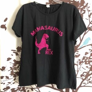 MamaSaurus Rex tee